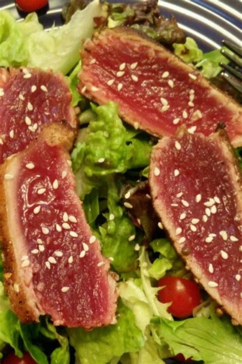 It comes in a whole, beautiful raw steak that holds its form much easier than other kinds of fish, which may tend to flake apart. Spicy Rub for Seared Tuna Steaks | Recipe | Seared tuna ...