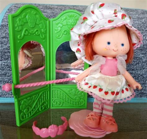 Vintage 80s Strawberry Shortcake Doll Dancing Ballerina Outfit Mirror