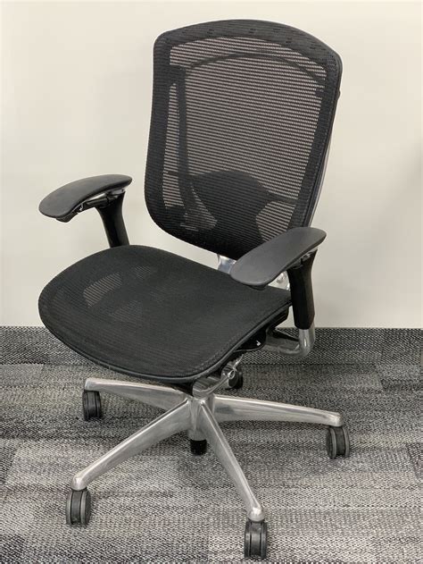 Teknion Contessa Mesh Back And Seat In Black