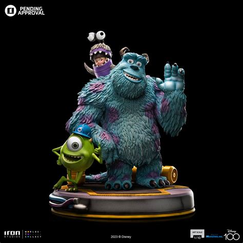 Iron Studios James P Sullivan Mike Wazowski Monsters Inc Art 110