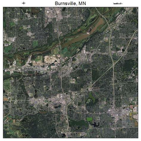 Aerial Photography Map Of Burnsville Mn Minnesota