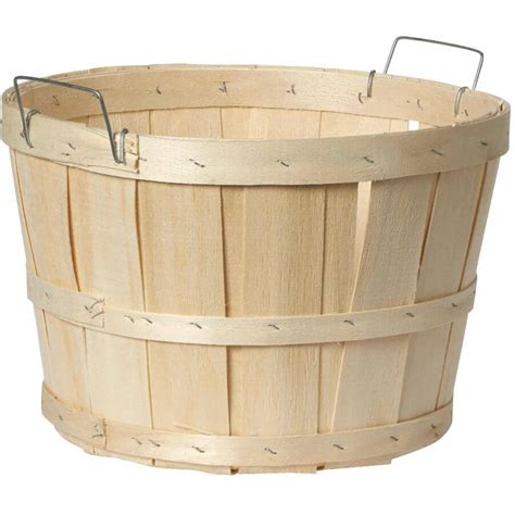 Wooden 12 Bushel Basket With Handles Home Hardware