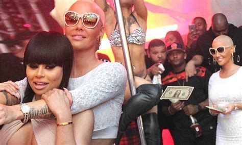 amber rose and blac chyna drop 10k on strippers at the ace of diamonds club daily mail online
