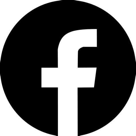 Translucent Icon Facebook Transparent Background Black And White