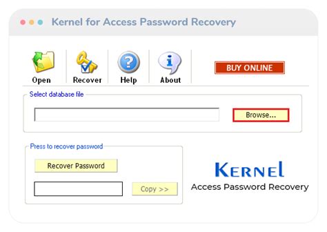 Access Password Recovery Tool To Recover MDB File Passwords