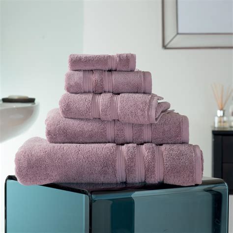 Opulence 800gsm Pima Cotton Bath Towel Mauve Brandalley