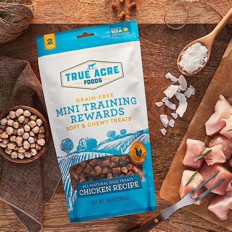 True Acre Foods Chicken Recipe Mini Training Rewards Grain Free Soft