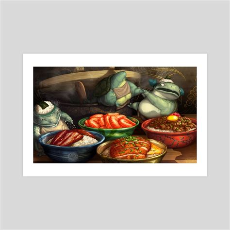 Over A Bowl Of Rice An Art Print By Simon Sweetman Inprnt
