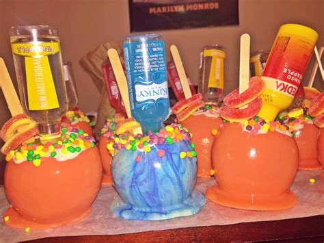 Drunken Candy Apples Candy Drinks Liquor Drinks Fun Drinks Beverages Liquor Candy Alcohol