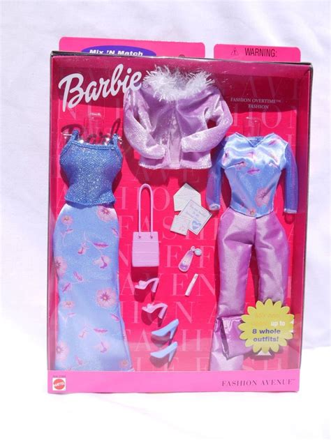 Amazon.com: Barbie Fashion Avenue FASHION OVERTIME FASHION (2000): Toys