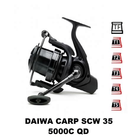 Spare Spools Compatible With Daiwa Emblem Carp SCW 35 5000C QDMv Spools