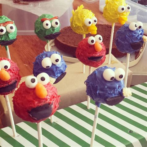 Sesame Street Cake Pops Spoon Cakes