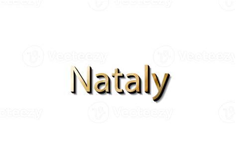 nataly name 3d 15733230 png