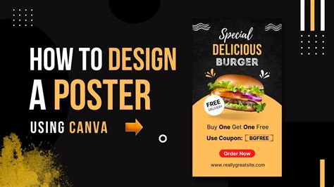 Easy Poster Designing For Beginners Using Canva Free Tool Create A
