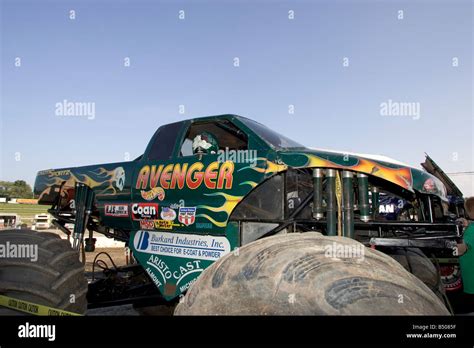 Monster Truck Avenger Prior To The Monster Truck Challenge At The