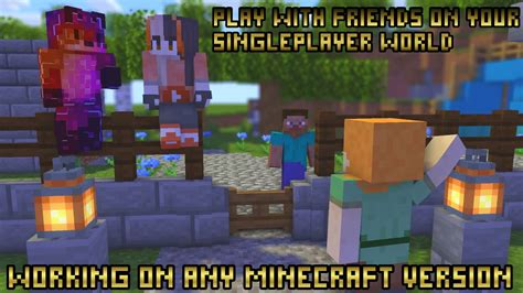 Bedrock edition, you can play multiplayer with friends online, join a server, or play over a local area network this wikihow teaches you how to play minecraft multiplayer on minecraft: How to play in singleplayer with friends - YouTube
