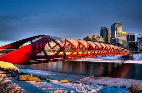 Peace Bridge Calgary Alberta — By Lauren Bassart Drumheller