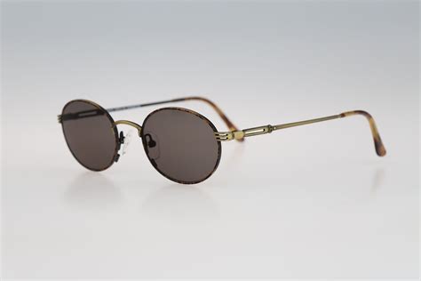 vintage oval sunglasses dakota smith 1480 0588 90s unique victorian oval sunglasses nos