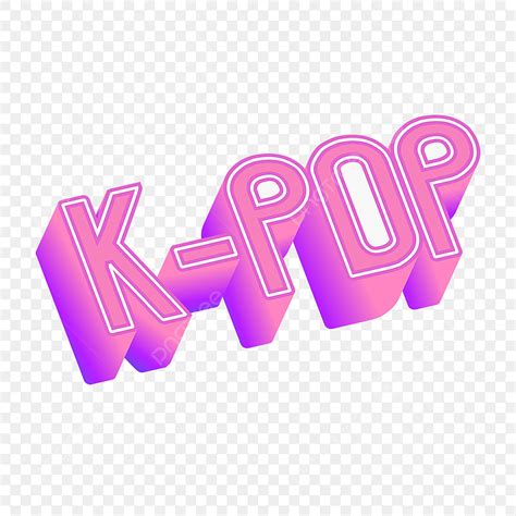 Three Dimensional Clipart Transparent Background Korean Kpop Pop Music