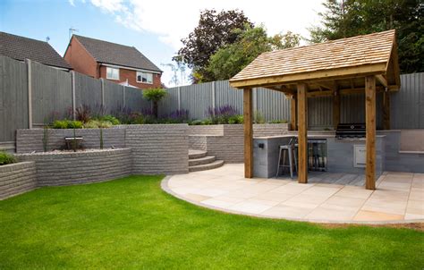 Muli Level Garden With An Outdoor Sheltered Kitchen Marshalls