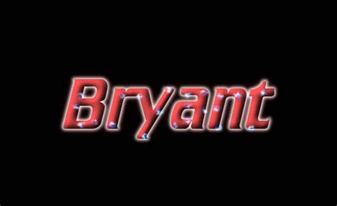 Bryant Logo Free Name Design Tool From Flaming Text