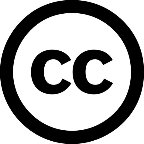 Creative Commons Cc Zeichen - Kostenlose Vektorgrafik auf Pixabay