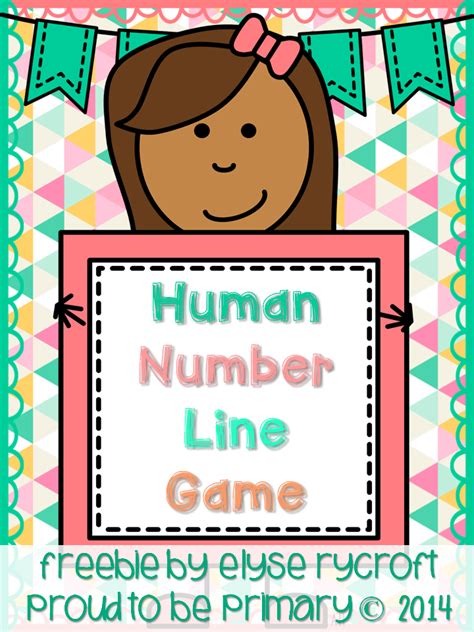 Human Number Line Game Math Flash Cards Number Line Line Math