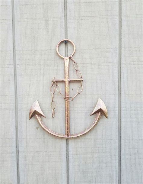 This Metal Wall Anchor Would Be A Great Addition To Any Nautical Room