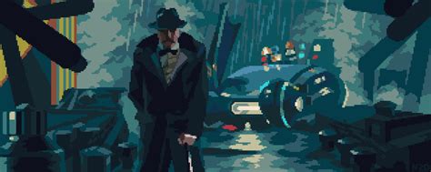 Artstation Blade Runner Pixel Art Film Studies