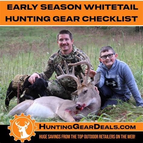 Early Season Whitetail Hunting Checklist