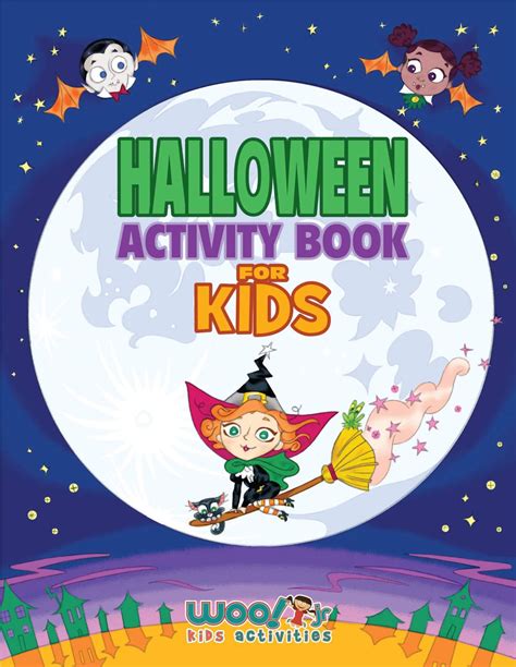 Halloween Activity Book For Kids Games Worksheets And Coloring Book