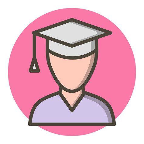 Male Student Icon Design 505652 Vector Art At Vecteezy