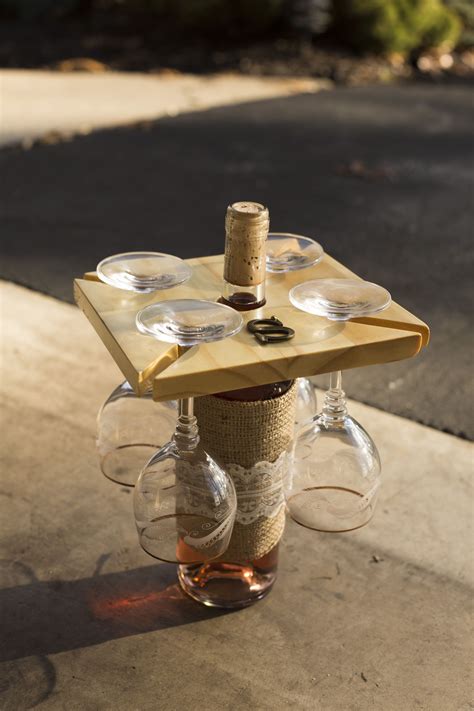 How To Make A Wine Glass Holder Diy Wine Glass Wooden Wine Glasses Wine Glass Holder Diy