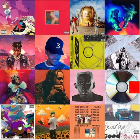 Pc Rap Album Cover Wall Collage Digital Music Digital Etsy