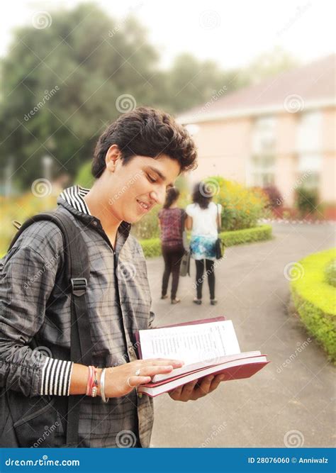 Indian College Student Going To Campus Stock Photo Image 28076060