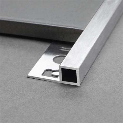 Supply Aluminium Brushed Silver Box Shape Tile Trim Ab Factory Quotes