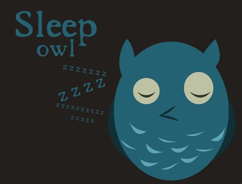 Sleep Owl Owl Sleepytime Drawings