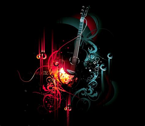 34 Abstract Guitar Wallpapers