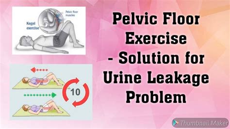Pelvic Floor Exercise For Urinary Incontinence Kegel Exercise For