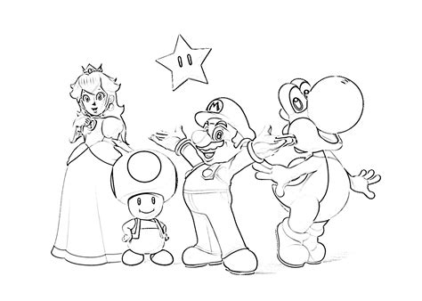 Mario and peach coloring pages are a fun way for kids of all ages to develop creativity, focus, motor skills and color recognition. 20+ Free Super Mario Coloring Pages for Kids