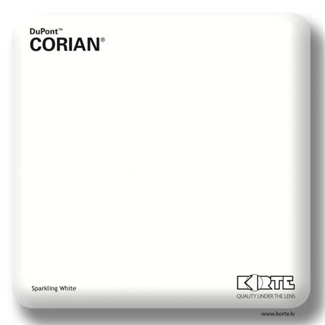 Corian Sparkling White Kortelv