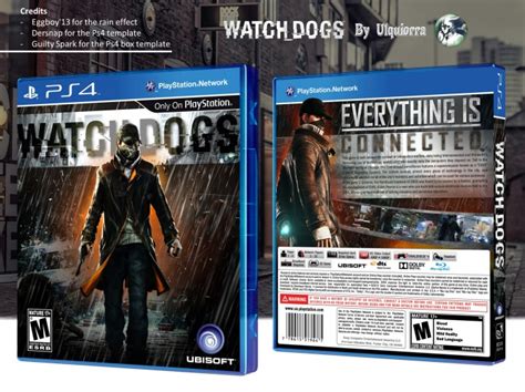 Watch Dogs Playstation 4 Box Art Cover By Ulquiorra