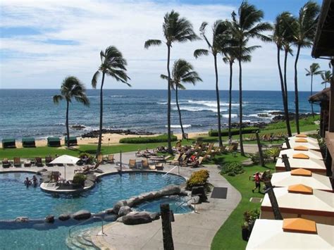 View From The Room Picture Of Sheraton Kauai Resort Poipu Tripadvisor
