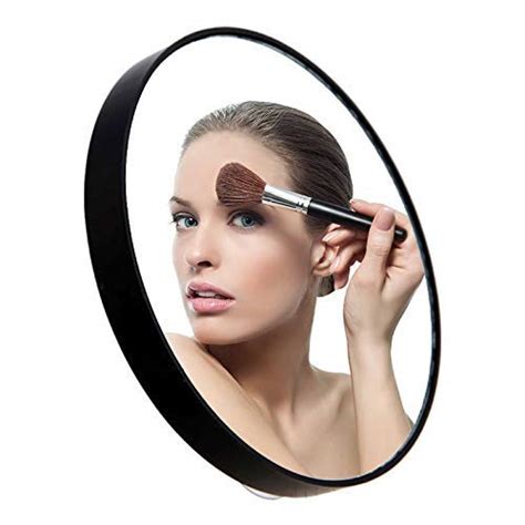 Nwhebet 5x 10x 15x Makeup Mirror Pimples Pores Magnifying Mirror With Two Suction