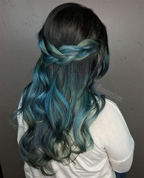 Pastel watermelon ombré is so hot right now. 40 Fairy-Like Blue Ombre Hairstyles