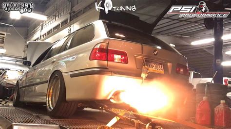Ls2 Turbo Swapped Bmw Wagon Sleeper On The Dyno Youtube