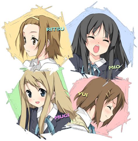 Akiyama Mio Hirasawa Yui Tainaka Ritsu And Kotobuki