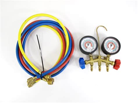 JB M2-5-410A-SS Brass HVAC Manifold Gauge Set & Hoses – ZeereeZ