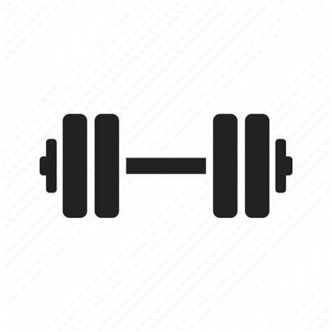 Barbell Dumbbell Exercise Fitness Sport Strength Weight Icon