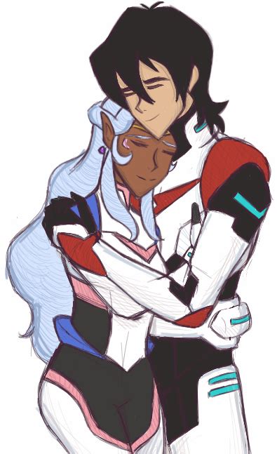 Keith And Princess Allura S Romantic Loving Hug From Voltron Legendary Defender Keith And